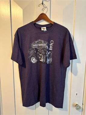 Harley-Davidson Purple Short Sleeve Motorcycle Graphic Tee